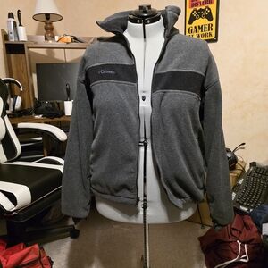 Columbia Men's Charcoal and Black Performance Jacket
